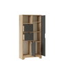 Hanah Home Armario Multiusos LIB1-SA Roble y Antracita